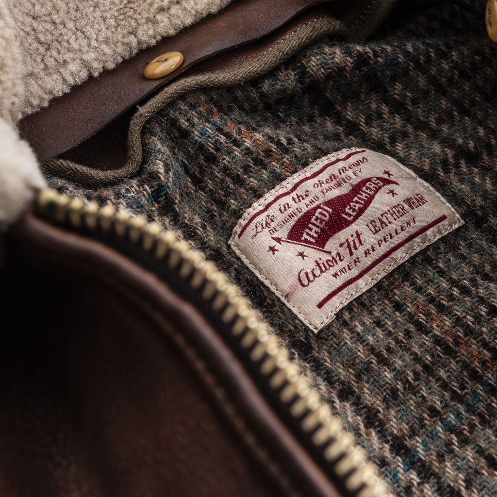 Cowhide Leather Jacket Brown – B74