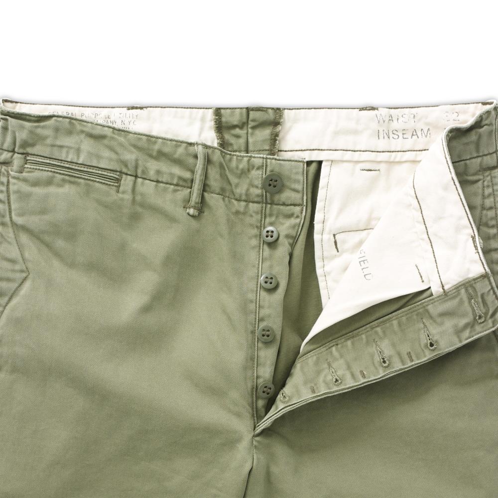 Cotton Officer’s Chino Military Olive – B74